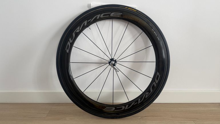 Used Shimano Dura-Ace WH-R9100 Carbon Wheelset Tubular bike — image 2 of 9