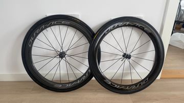 Brugt Shimano Dura-Ace WH-R9100 Carbon Wheelset Tubular Wheels