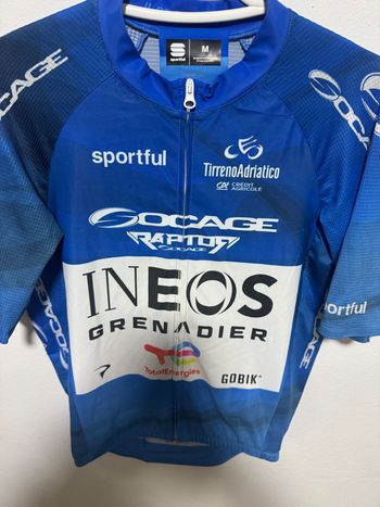 Used Sportful Exclusive Team Ineos Tirreno Adriatico Filippo Ganna Jersey bike — image 2 of 8
