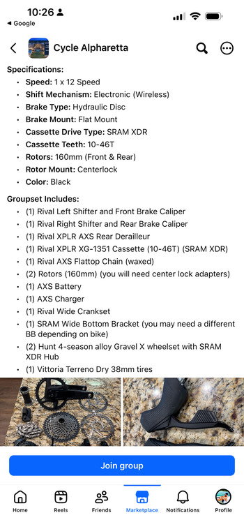 Used Sram Rival XLPR eTap AXS D1 Rear Derailleur 2025 bike — image 9 of 9