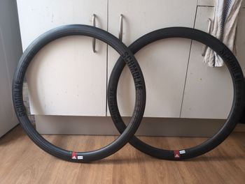 Used Schmolke Carbon TLO45 Tubular Disc Wheelset bike