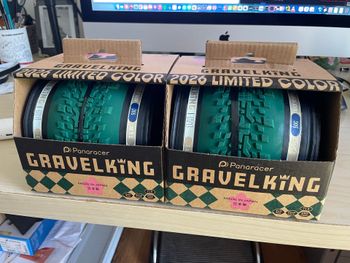 Used Panaracer GravelKing X1 700x50 British Racing Green 2026 bike — image 2 of 2