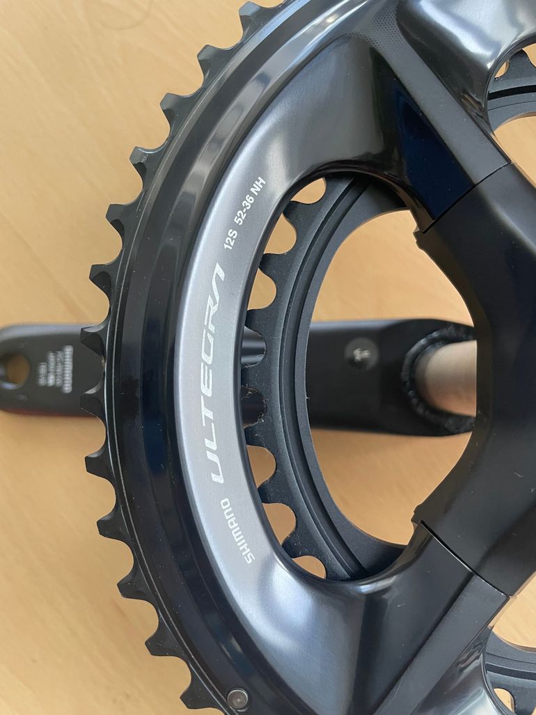 Used Shimano Ultegra FC-R8100 165mm 52/36T 12s + 4iiii Precision Powermeter 2025 bike — image 3 of 4