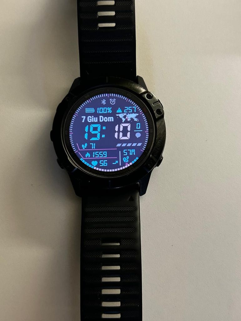 Used Garmin Fenix 6X Pro Sapphire bike — image 2 of 6
