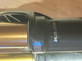 Used Fox 34 Float Factory FIT GRIP2 Fork 140mm Kashima bike — image 4 of 4