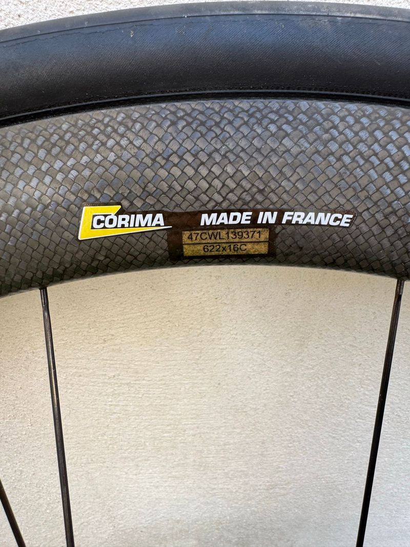 Corima Evo 47 WS Front Wheel 2023 bike d'occasion — image 3 sur 3