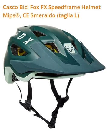 Fox Racing Speedframe Helmet 2025 Cycling Accessories usato