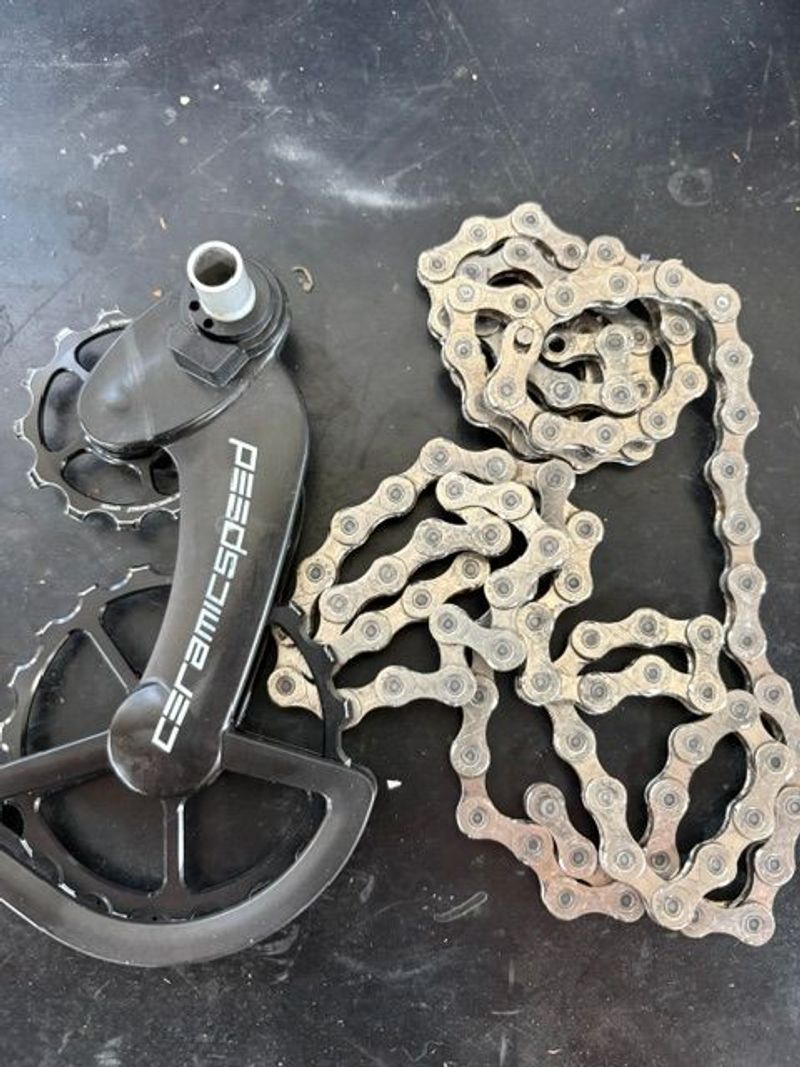 Used Ceramicspeed OSPW System Coated Campagnolo EPS 12-Speed Drivetrain & Pedals