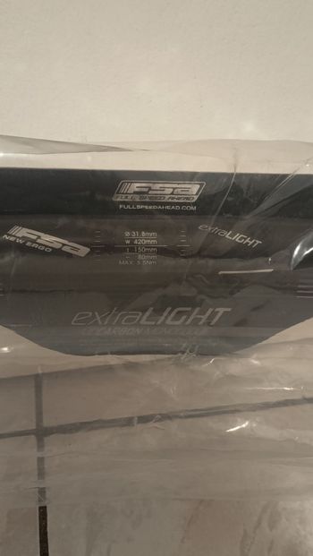 Used Fsa Extra Light Ergo Carbone bike