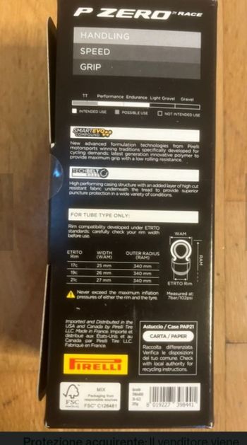 Used Pirelli P-Zero Race 700x26 2026 bike — image 2 of 2