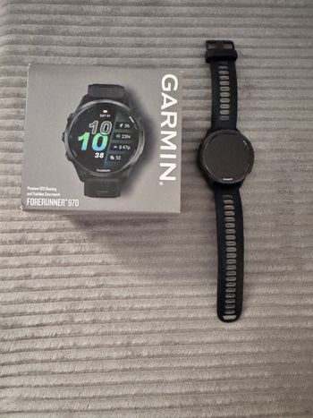Used Garmin Forerunner 970 GPS Watch 2025 bike