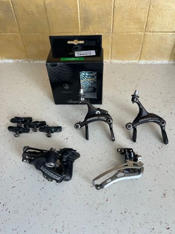 Brugt Campagnolo Veloce 10 vitesses Groupe + Cassette 13-29 Groupset