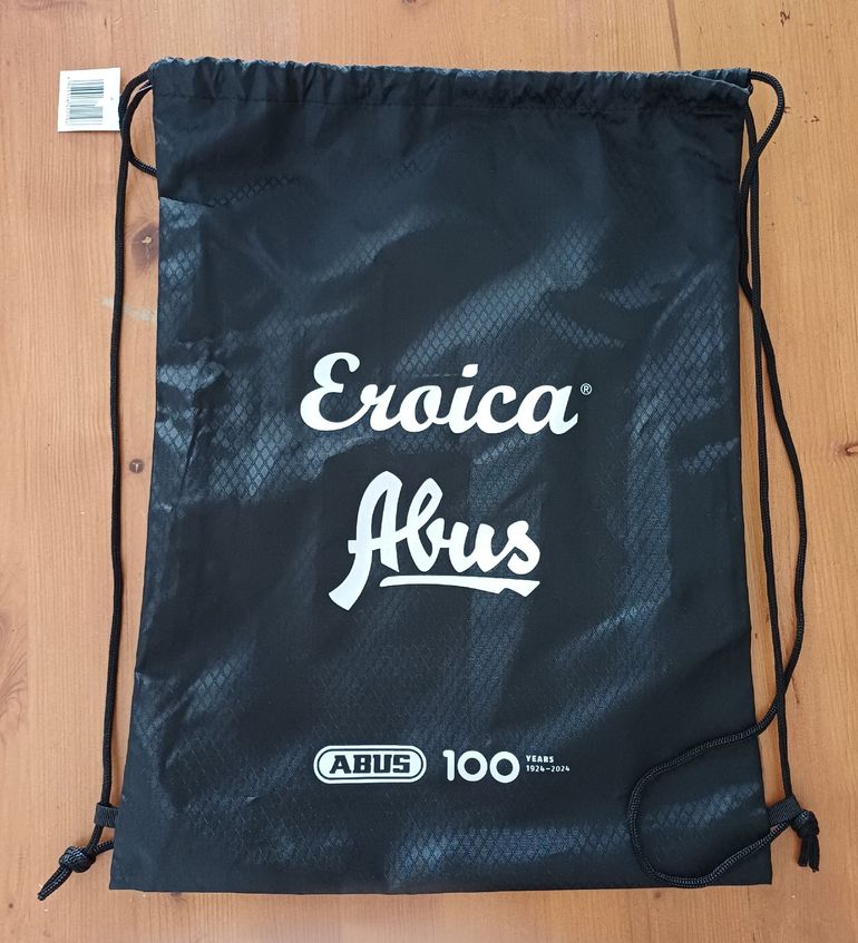 Used ABUS Sacca A Spalla Eroica Nera con Scritte Bianche bike — image 1 of 2