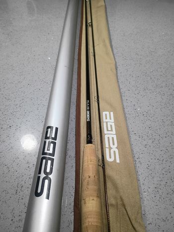 Used Sage Fly Fishing Sage graphite 2 gfl 580DS rod bike — image 6 of 6
