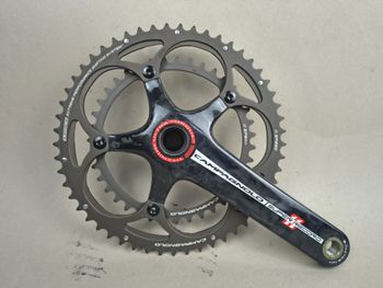Used Campagnolo Super Record Ultra Torque TI Carbon Crankset 2x11-speed bike — image 2 of 3