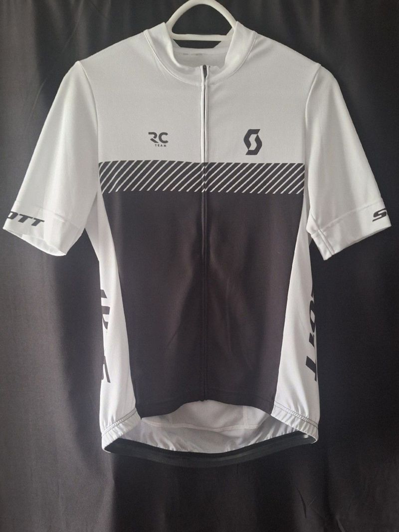 Scott RC Blanc Jersey Cycling Clothing usato