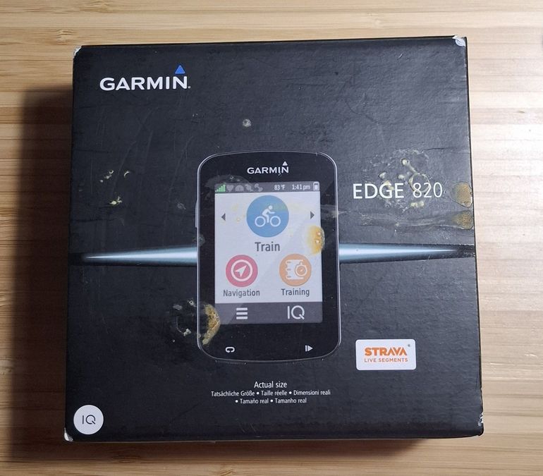 Used Garmin Edge 820 GPS Cycling Computer 2020 bike — image 2 of 4