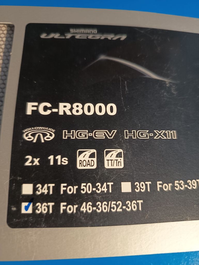 Used Shimano FC-R8000 36 dents 11 vitesses bike — image 2 of 4