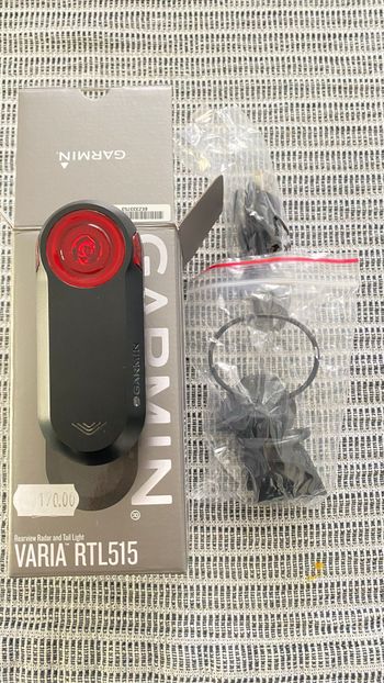 Used Garmin Varia RTL515 Rearview Radar Tail Light 2023 bike