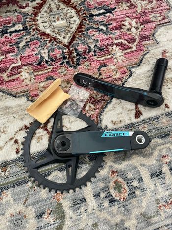 Used Sram Force XPLR Crankset 165mm 2026 bike