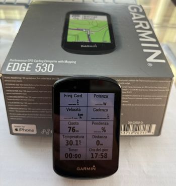 Used Garmin Edge 530 GPS Cycling Computer 2019 bike