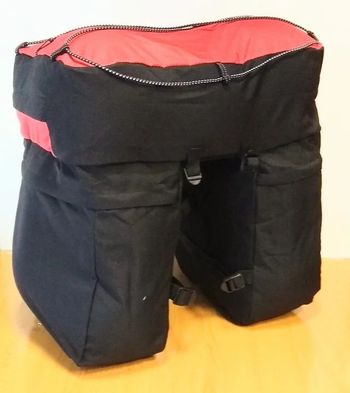 Used sahoo Alforjas triple para bicicleta 60L. bike — image 3 of 8