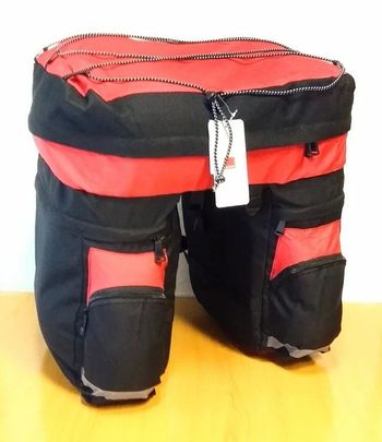 Used sahoo Alforjas triple para bicicleta 60L. bike