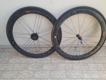 Used Campagnolo Bora Two Profilo 50 Rim for Tubular Rim Brakes 2014 bike