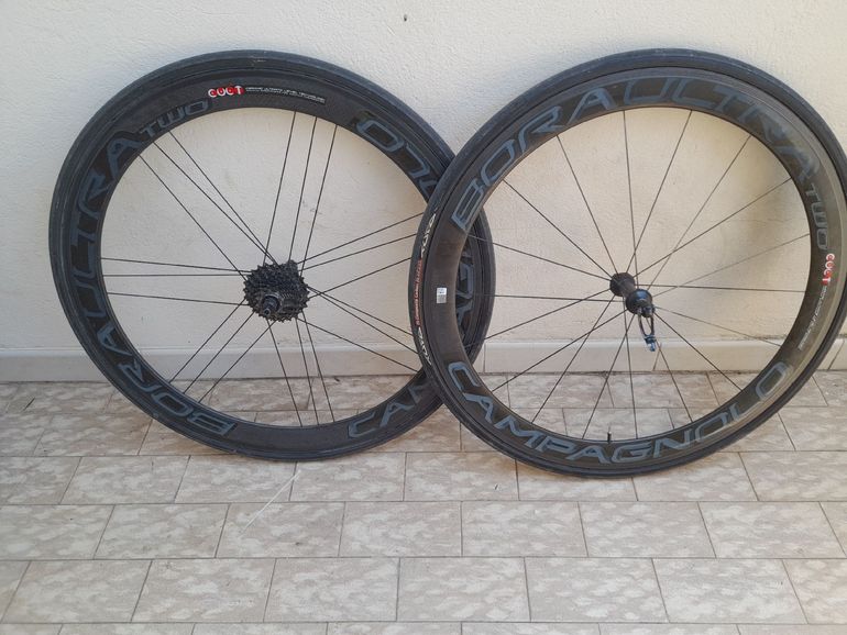 Used Campagnolo Bora Two Profilo 50 Rim for Tubular Rim Brakes 2014 bike — image 1 of 2