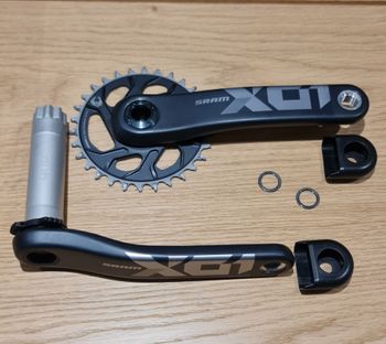 Used Sram Eagle X01 30T 175mm bike