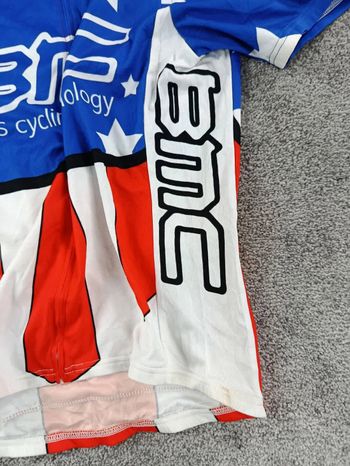 Used Hincapie maillot velo homme taille xl -69 7043 cyclisme route US Champion bmc bike — image 2 of 6