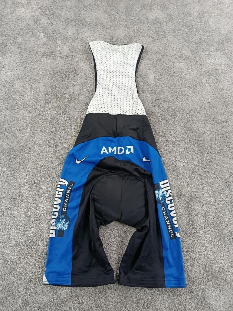 Used Nike cuissard court velo homme taille xl -41 6994 cyclisme route respirant discovery channel bike — image 5 of 7