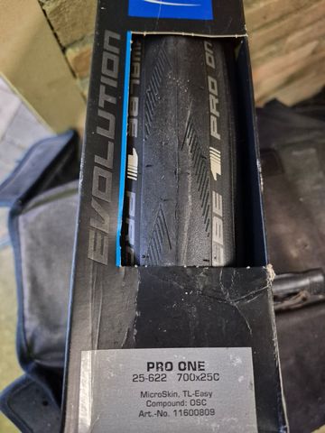 Used Schwalbe Pro One Tyres & Tubes
