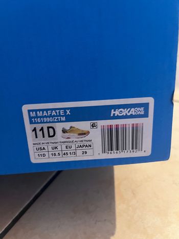 Used Hoka Mafate X Trail-Running Shoes 2026 bike — image 7 of 7
