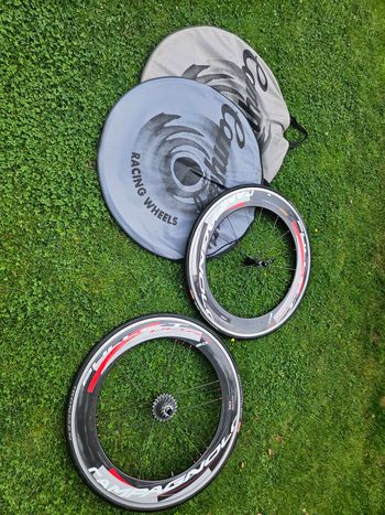 Used Campagnolo Bullet Ultra 80mm Wheelset bike