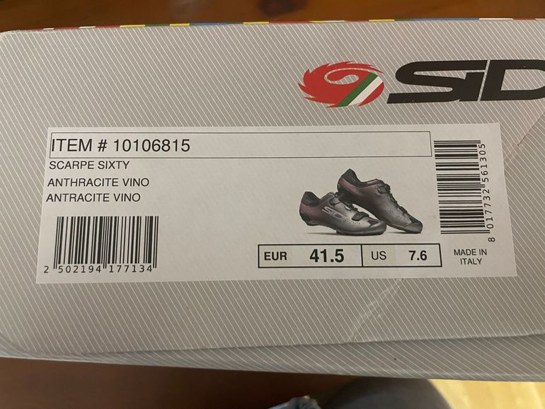Used Sidi Sixty Road Shoes - grey 2026 bike — image 10 of 11
