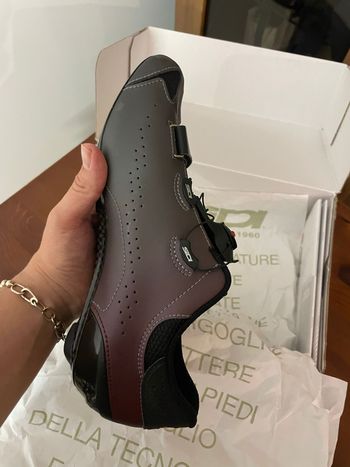 Used Sidi Sixty Road Shoes - grey 2026 bike — image 6 of 11