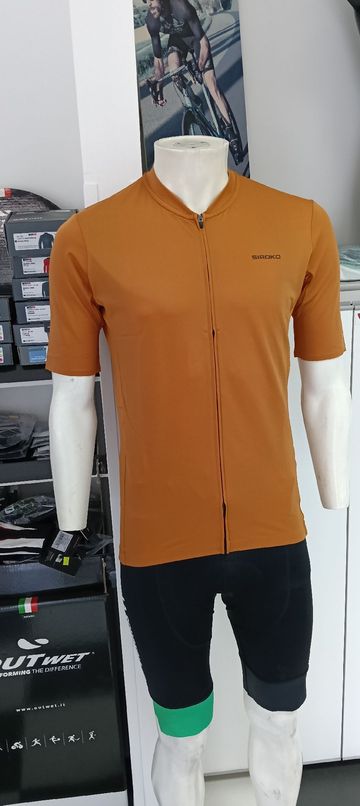 Used Siroko Maglia Ciclismo Maniche Corte M6R Apricot Cycling Clothing