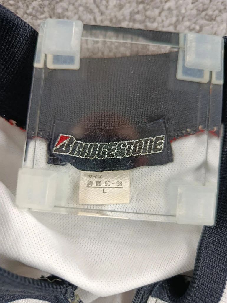 Used Bridegstone bridgestone maillot velo homme taille l -57 7001 cyclisme route 80's retro collector bike — image 3 of 6