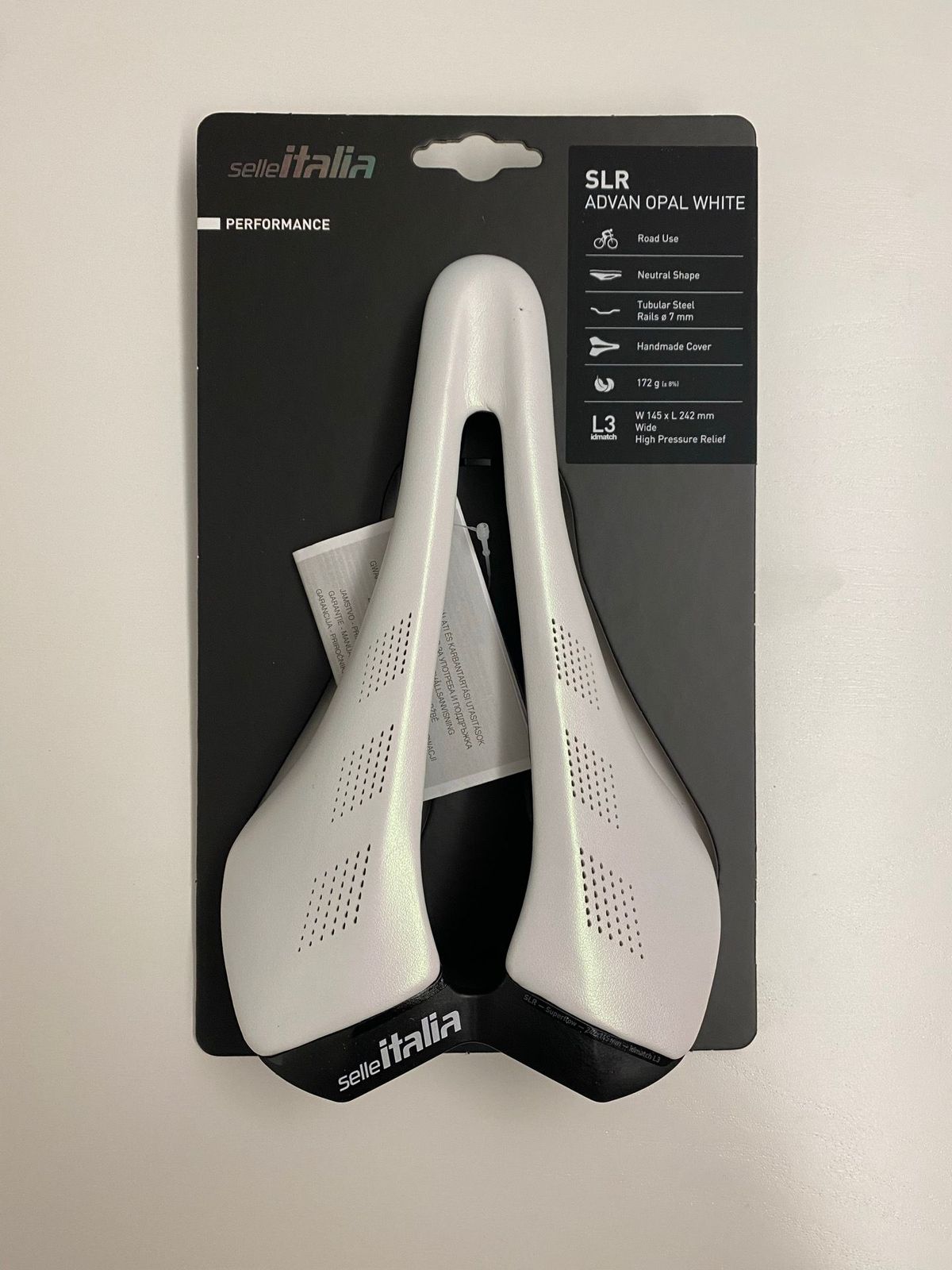 Selle Italia SLR Advan L3 Opal White 2026