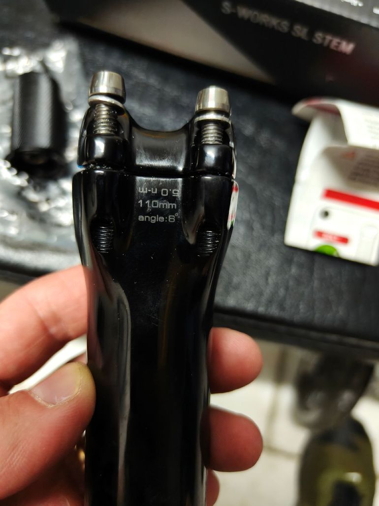 Used S-Works Attacco Manubrio 110 2021 bike — image 3 of 4