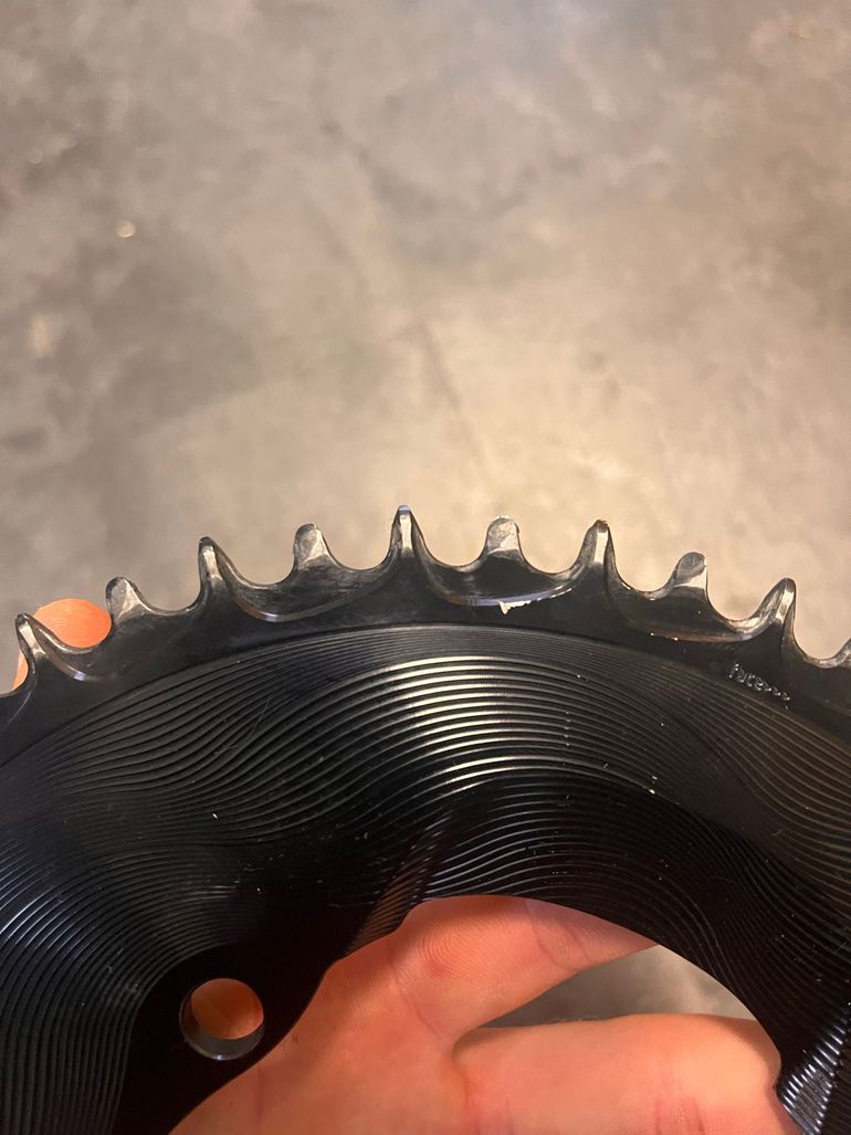 Used Alugear 54T Narrow-Wide kettingblad voor Shimano 110 BCD 4B 2025 bike — image 3 of 3