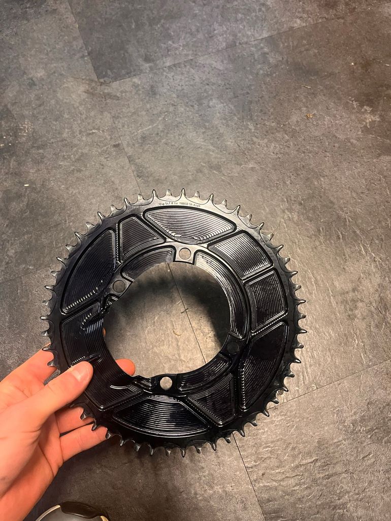 Used Alugear 54T Narrow-Wide kettingblad voor Shimano 110 BCD 4B 2025 bike — image 2 of 3