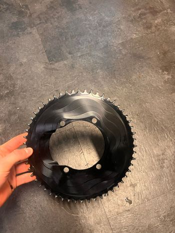 Used Alugear 54T Narrow-Wide kettingblad voor Shimano 110 BCD 4B 2025 bike