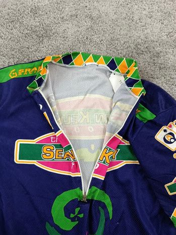 Used Giordana maillot velo homme taille L-64 7200 cyclisme route respirant Sean kelly Tour bike — image 4 of 6