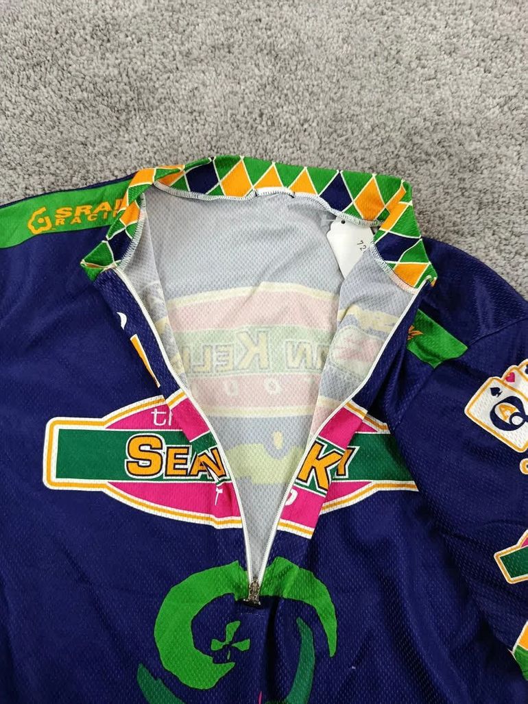 Used Giordana maillot velo homme taille L-64 7200 cyclisme route respirant Sean kelly Tour bike — image 4 of 6