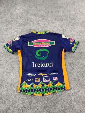 Used Giordana maillot velo homme taille L-64 7200 cyclisme route respirant Sean kelly Tour bike — image 5 of 6