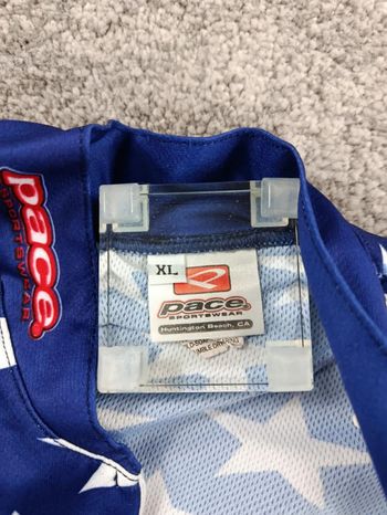 Used Pace Sportswear maillot velo homme taille xl -31 6591 cyclisme route respirant drapeau usa bike — image 2 of 5