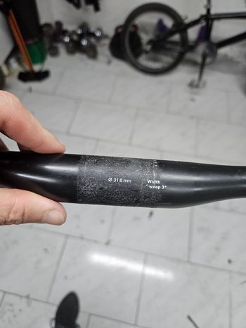 Used No brand MTB Flat Carbon Handlebar bike