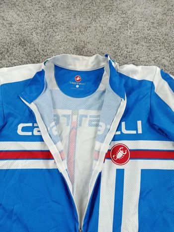 Used Castelli maillot velo homme taille l -38 6859 cyclisme route respirant italie bike — image 2 of 7